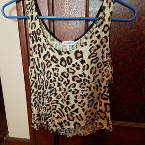 Cheetah Print Crop Top